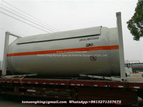 20FT Pressure Tank Container For Liquid Ammonia Un1005 Liquid Nh3