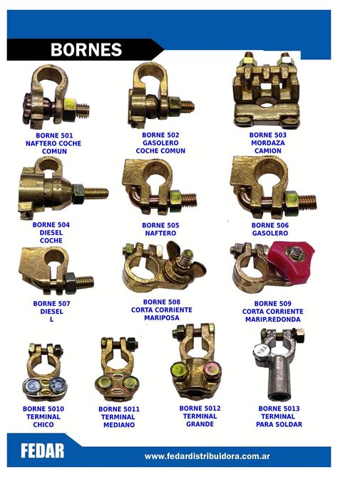 Tipos De Bornes De Bater A Tiposde