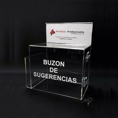 Venta Buzon Acrilico En Stock 42 OFF