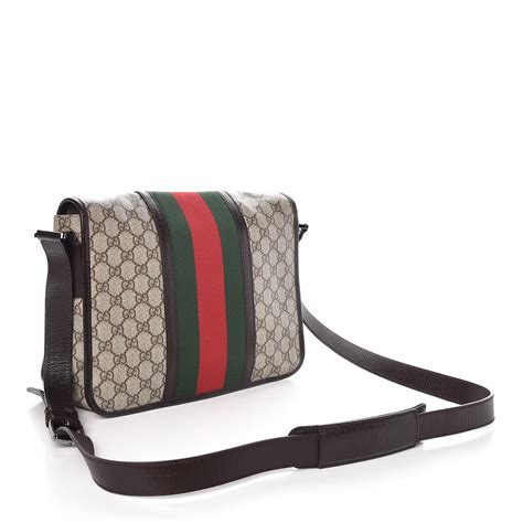 Gucci Gg Plus Monogram Large Vintage Web Messenger Bag 380328