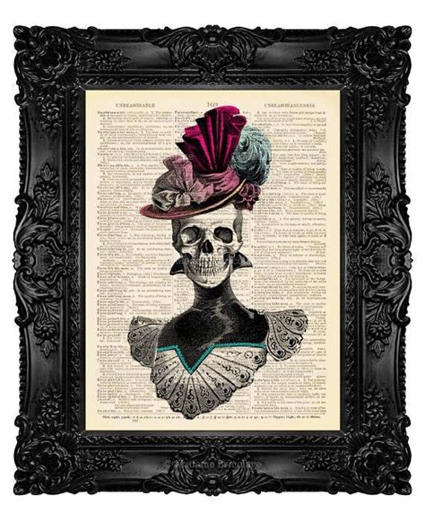 Dark Art Poster Horror Wall Decor Skull Poster Art Vintage Etsy