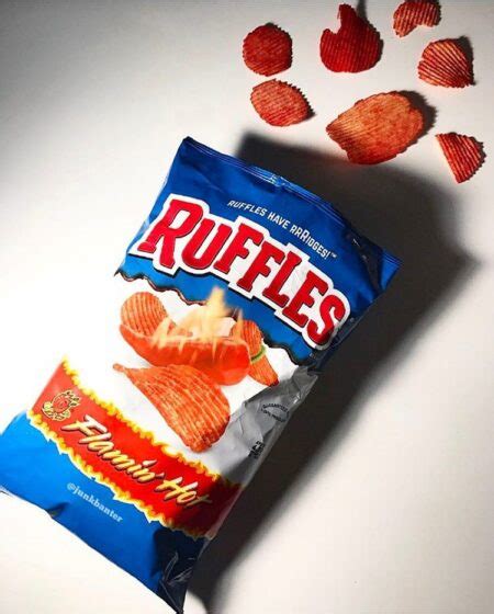 Ruffles Flaming Hot Chips Καυτερά Πατατάκια Ruffles 184 2gr Ngt