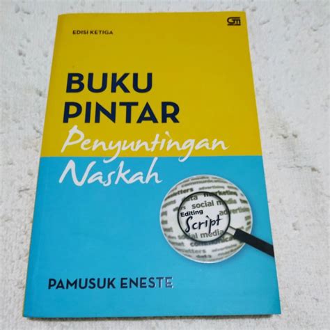 Jual Buku Pintar Penyuntingan Naskah Pamusuk Eneste Shopee Indonesia