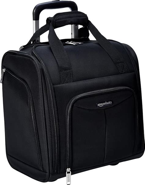 Amazon Amazon Basics Underseat Carry On Rolling Travel Luggage