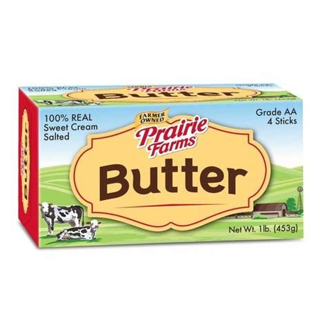 Prairie Farms, Salted Butter Quarters, 16 oz Reviews 2021