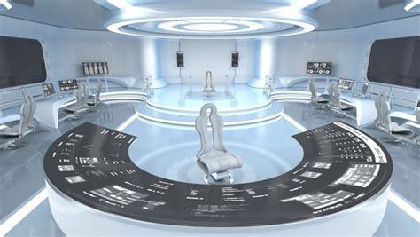 Sci-Fi Command Center 3D model - TurboSquid 1821559