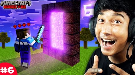 GOING TO NETHER IN HARDCORE MINECRAFT HARDCORE PART 6 YouTube