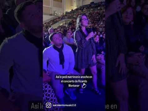 Así le propuse matrimonio a mi novia en el concierto de