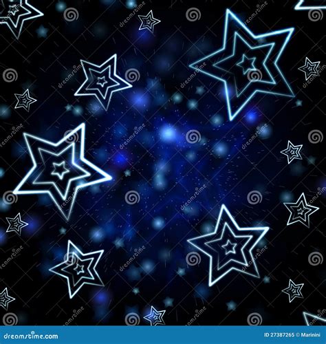 Fundo Azul Abstrato Estrelas Brancas Foto De Stock Royalty Free