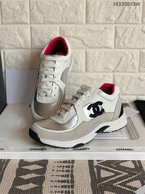 Chanel Woman Tennis Sport Sneakers Suede Leather Fashion Trainers