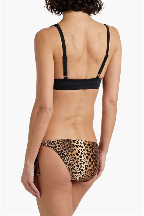 Melissa Odabash Ponza Leopard Print Low Rise Bikini Briefs The Outnet