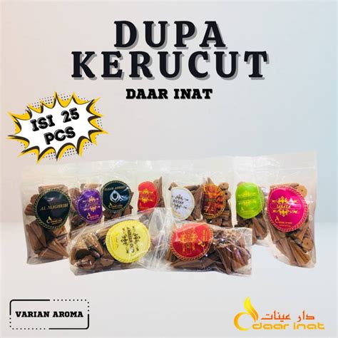 Jual Bukhur Kerucut Daar Inat Isi 25 Pcs Dupa Kerucut Gahru Isi 25