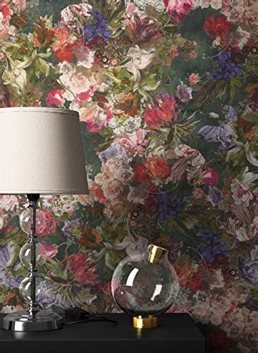 Newroom Blumentapete Tapete Bunt Blumen Bl Tter Floral Vliestapete