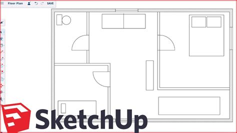 How to Make Floor Plans for Free in SketchUp - YouTube