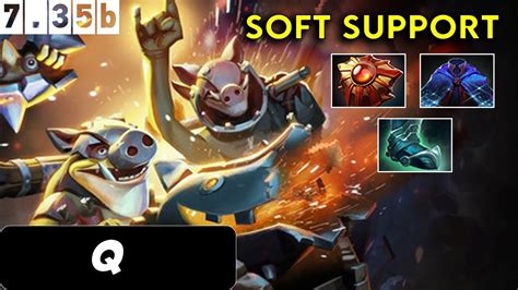 Q Techies Soft Support Dota 2 Patch 7 35b Pro Pub Gameplay YouTube