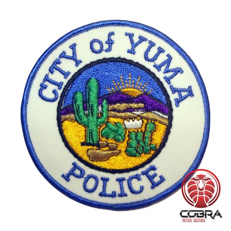 City Of Yuma Police Embroidered Patch Sew On