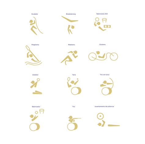 Pictogramas Olimpiadas Paris Behance