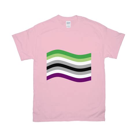 Aro Ace Pride Flag Relaxed Fit Tshirt Light Choose Your Flag