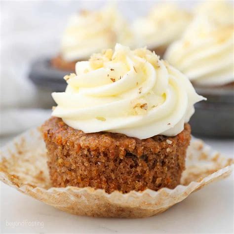 Easy Carrot Cake Cupcakes Recipe | Beyond Frosting