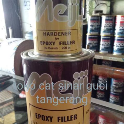 Jual Meiji Epoxy Filler 1 Kg Plus Hardener Shopee Indonesia