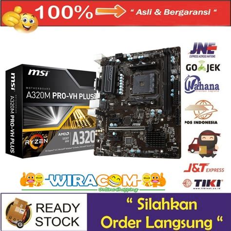 Jual Msi A M Pro Vh Plus Am Ddr Usb Micro Atx Msi A Pro Vh