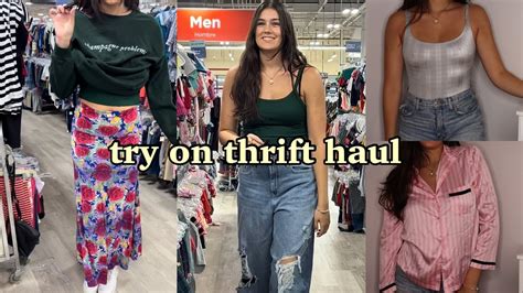 Back To School Try On Thrift Haul Youtube