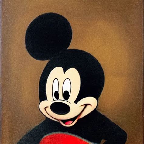 Painting Of Mickey Mouse By Rembrandt Stable Diffusion Openart