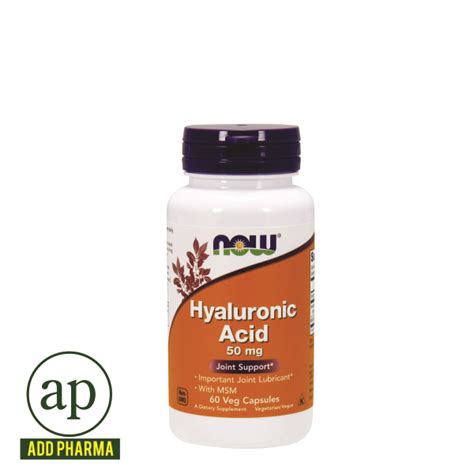 Hyaluronic Acid Double Strength Mg Veg Capsules Addpharma