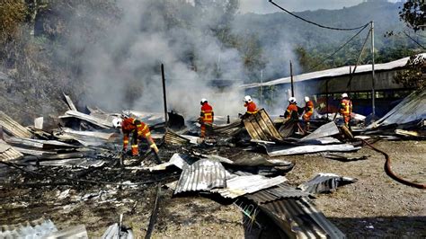 Rumah Musnah Dalam Kebakaran Berasingan Di Tuaran Dan Sandakan