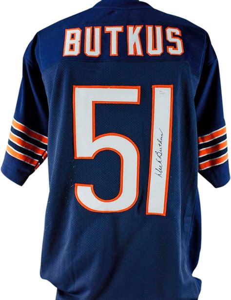 Dick Butkus Signed Jersey Jsa Coa Pristine Auction