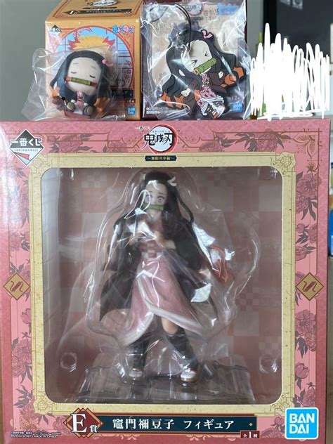 Demon Slayer Mugen Train Ichiban Kuji Prize E Nezuko And Prize I