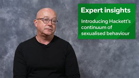 Introducing Hacketts Continuum Of Sexualised Behaviour Nspcc