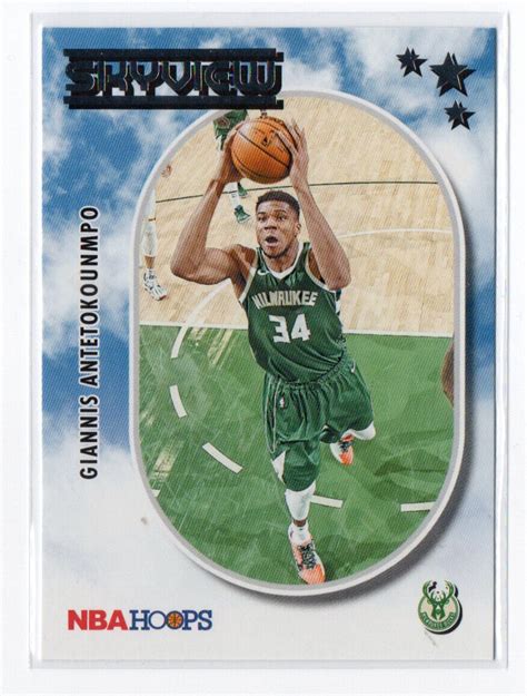 Hoops Skyview Giannis Antetokounmpo Milwaukee Bucks Ebay