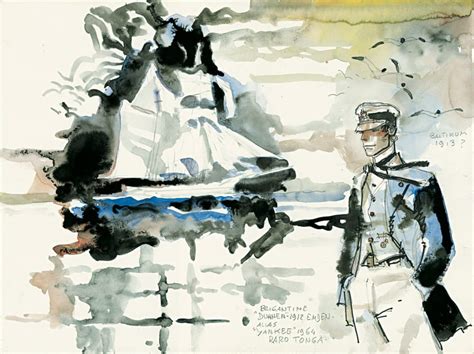 12 aquarelles d Hugo Pratt le créateur de Corto Maltese