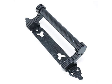 Ручка дверная под старину "Дебют 3" РС200-SL черный матовый