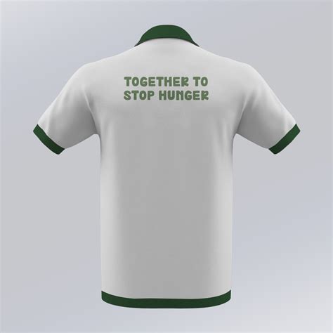 POLO-SHIRT Design (Green Collar) – Hunger No More