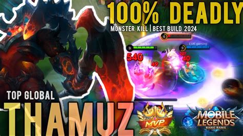 Thamuz Best Build 2024 Top Global Build Thamuz Gameplay Mobile