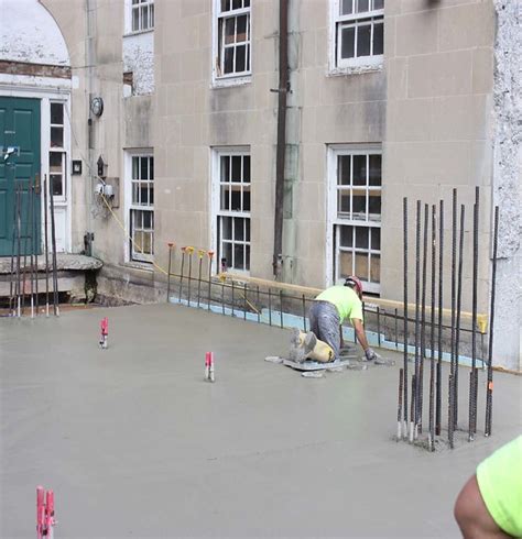 Big Day First Elevated Floor Pour Sawyer Library