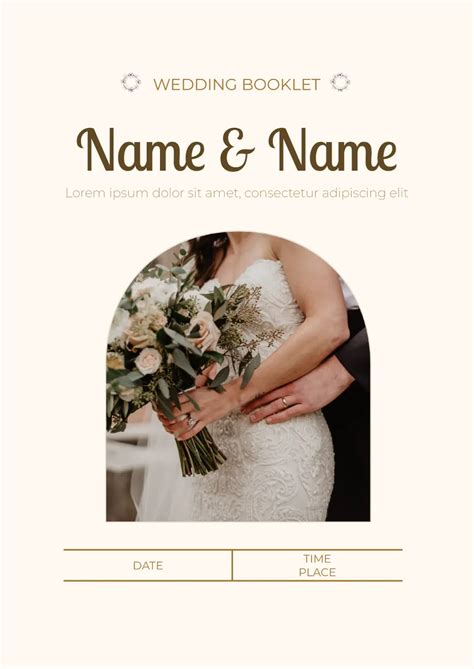 Free Wedding Booklet Template For Google Docs