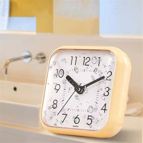 Bathroom Clock Waterproof Wall Clock Modern Small • Cena Opinie