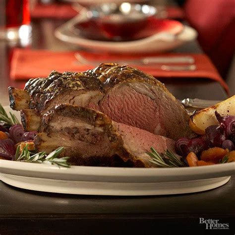 Standing Rib Roast Christmas Dinner Menu Recipes Only