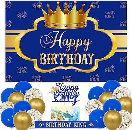 Amazon Wonmelody King Birthday Party Decorations For Men Happy