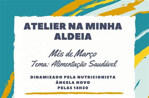 Vila de Rei CLDS 4G desenvolve Atelier Alimentação Saudável