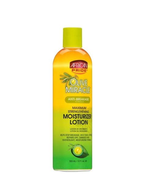 African Pride Olive Miracle Moisturizer Lotion 8oz 355ml Afro