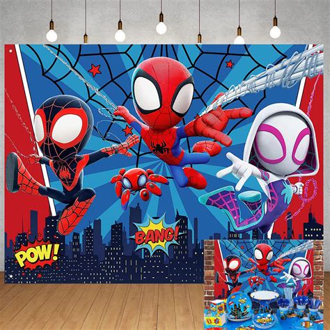 Mua Spidey And His Amazing Friends Backdrop 6 X 4 Ft Superhero And His