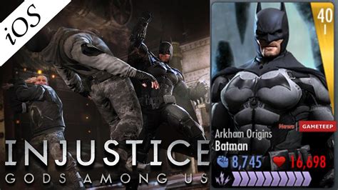 Injustice Gods Among Us Arkham Origins Batman IOS App YouTube