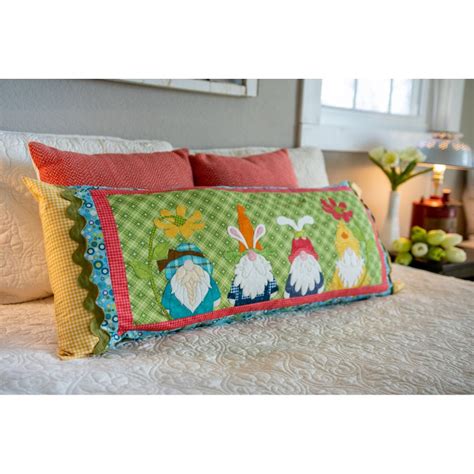 Spring Gnomes Bench Pillow Precut Pack Ee Schenck Company