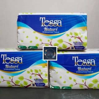 Jual Tessa Nature Unbleached Facial Tissue S Ply Tisu Tesa Cokelat