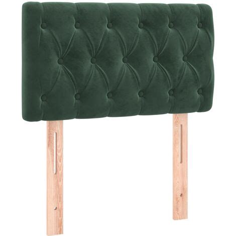 Tête de lit Vert foncé 80x7x78 88 cm Velours