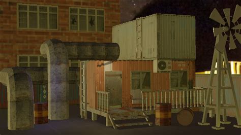 artstation  environment ps style  blender